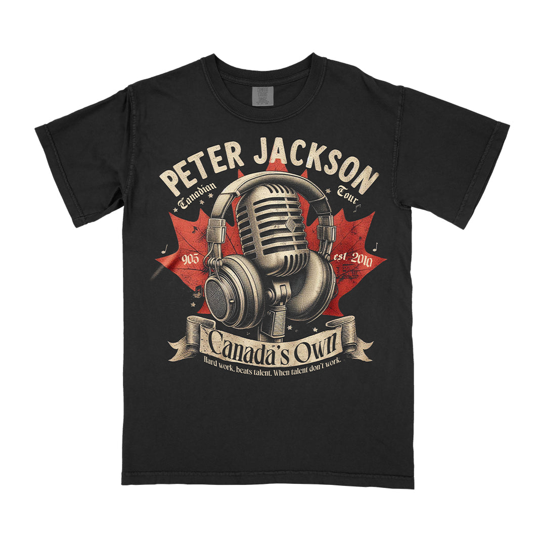 Black T-Shirt - Vintage Peter Jackson 